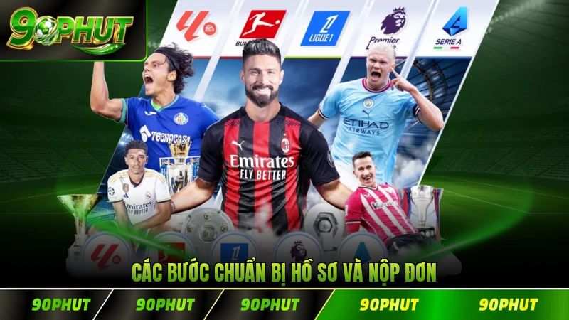 Các bước chuẩn bị hồ sơ và nộp đơn