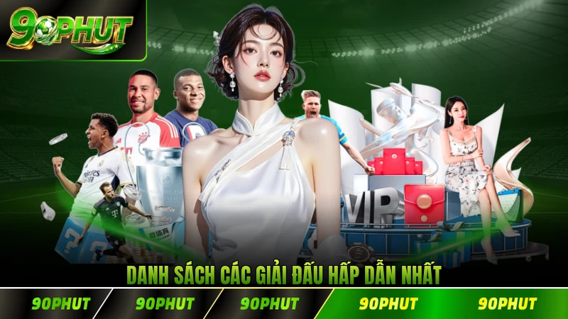 Danh sách các giải đấu hấp dẫn nhất